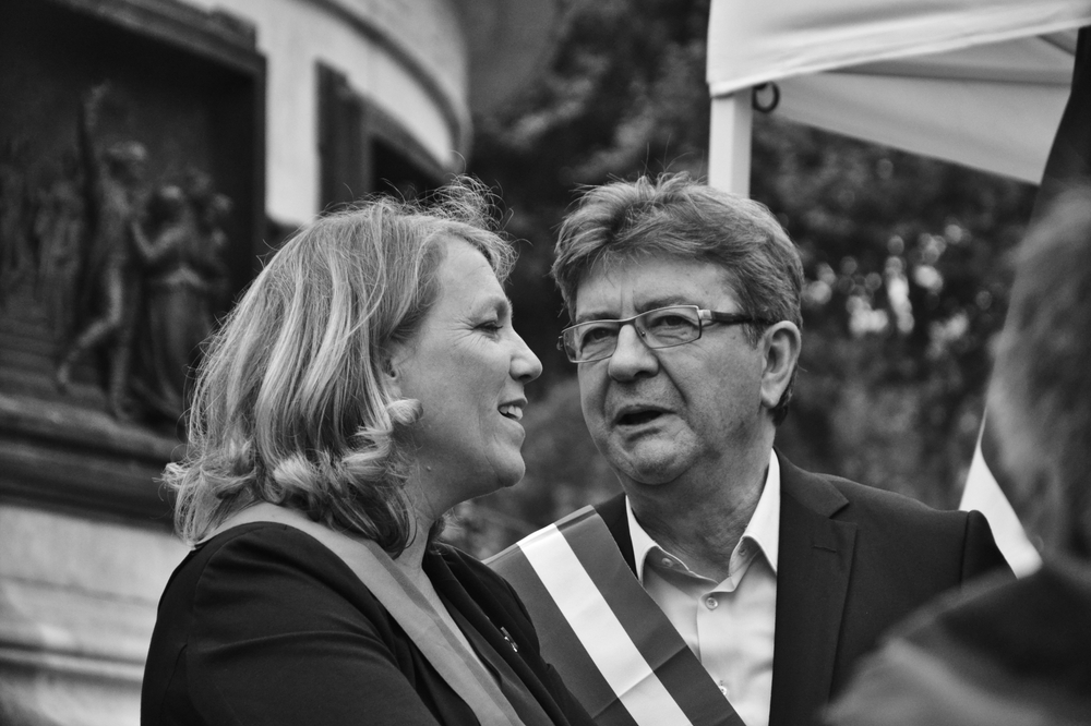 Jean-Luc Mélenchon at l’Université Paris-Est Créteil on March 28, 2024